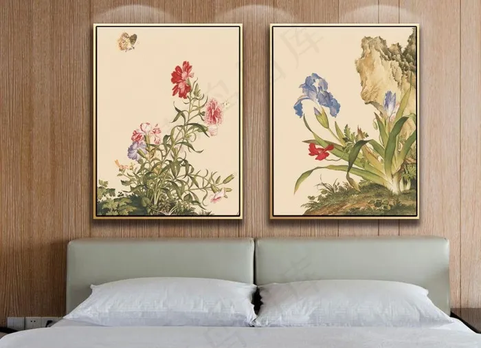 花鸟中式国画