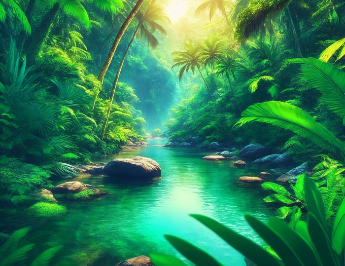 热带雨林风景