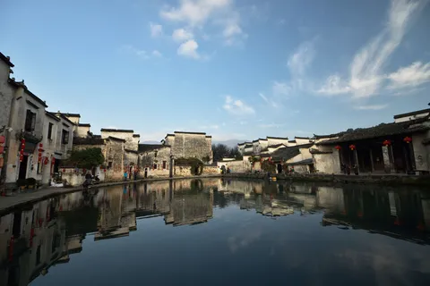 安徽醉美乡村宏村风景图片-第14张