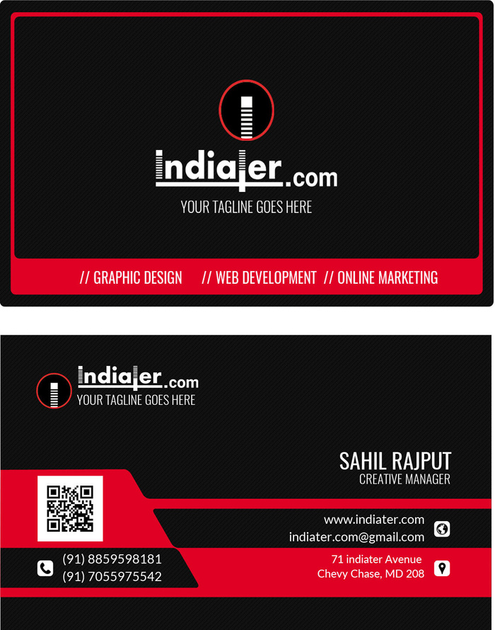 设计 创造 名片