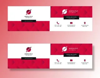 精美国外名片设计模板矢量素材