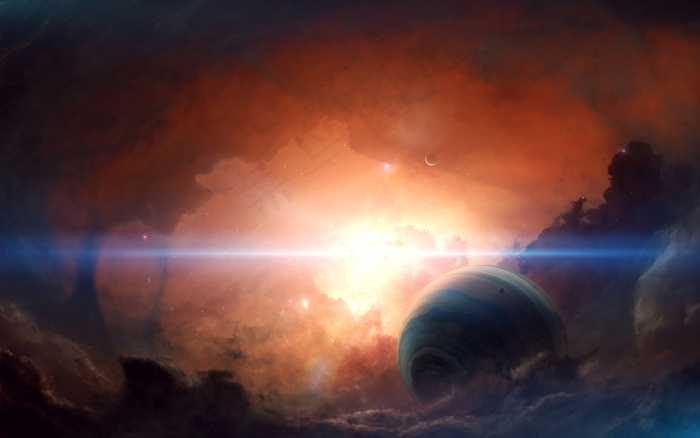 宇宙爆炸景观