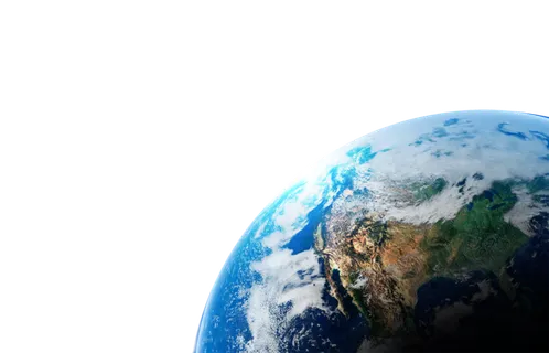 地球蓝色卡通简笔地球一小时