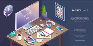 商务2.5D未来科技商务素材