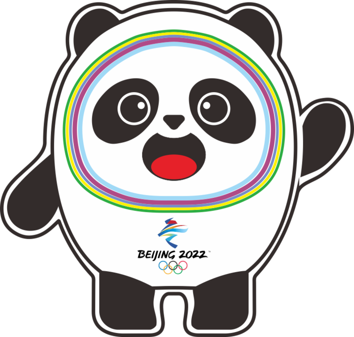 冰墩墩吉祥物cdr矢量模版下载