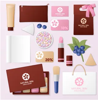 设计广告化妆品素材