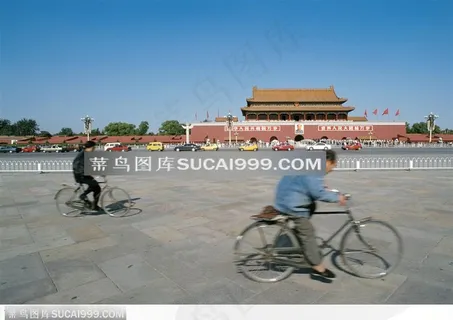 市井生活-*前骑车的人