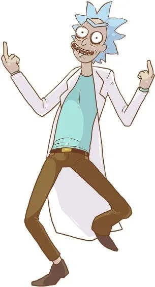 瑞克和莫蒂 PNG免抠(305x565)