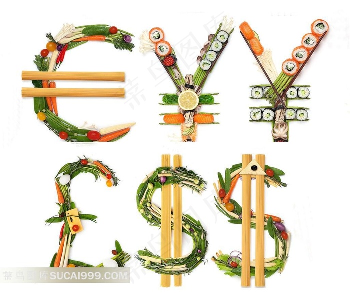 拼贴画货币符号图片