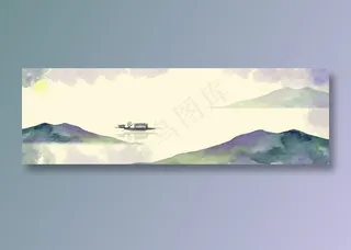 复古中国风古风国画背景素材