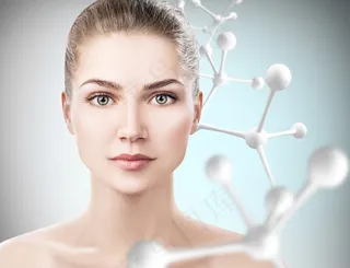 脸部美白补水美容护肤图片