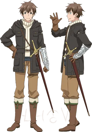 剑客人物素材男卡通