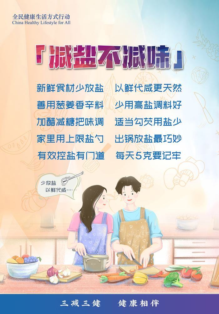 减盐不减味915减盐周控盐海报psd模版下载