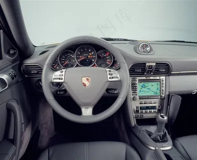 保时捷911汽车内饰方向盘