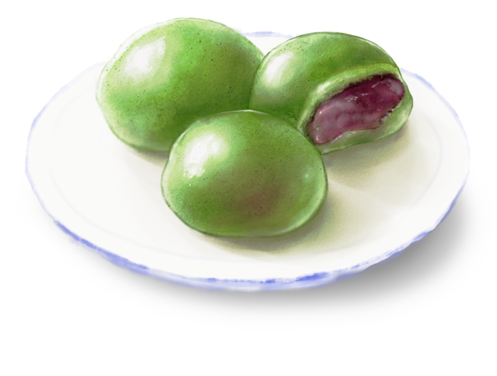 清明节海报设计插图卡通青团素材图片元素png透明背景