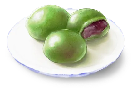 清明节海报设计插图卡通青团素材图片元素png透明背景