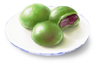 清明节海报设计插图卡通青团素材图片元素png透明背景