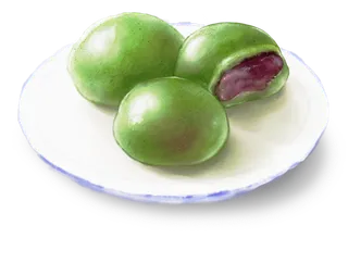 清明节海报设计插图卡通青团素材图片元素png透明背景