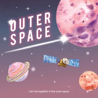 太空宇航员插画