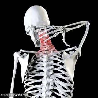 脖子难受疼痛的人物高清图片