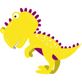 卡通恐龙生日宝宝宴派对素材恐龙派对免扣素材