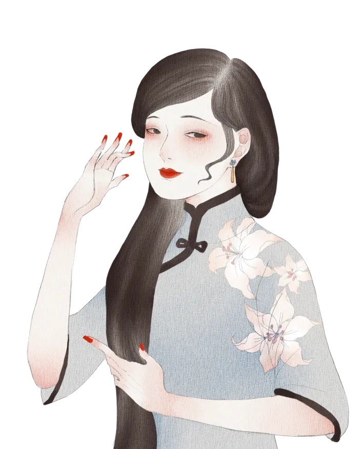 传统旗袍美女 (20)