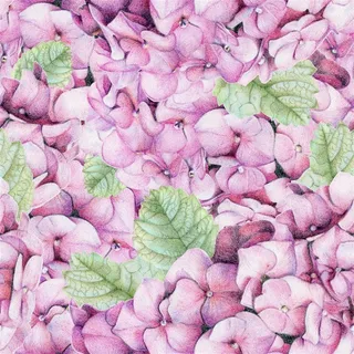 紫色手绘水彩花朵背景高清图片