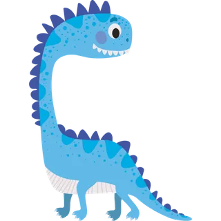 卡通恐龙生日宝宝宴派对素材恐龙派对免扣素材