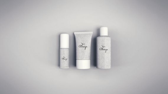 设计化妆品样机psd素材