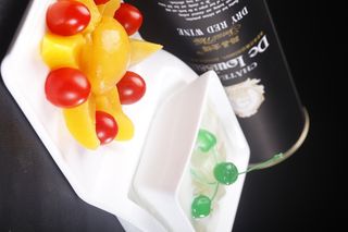 酸奶芦荟拼黄桃