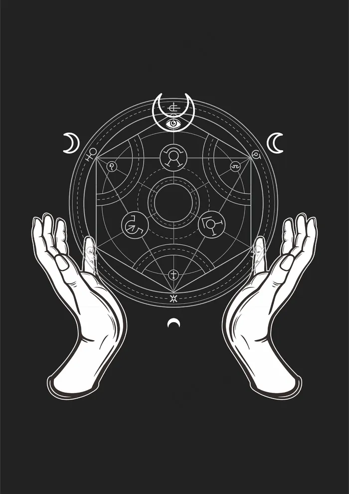 塔罗魔法阵cdr矢量模版下载