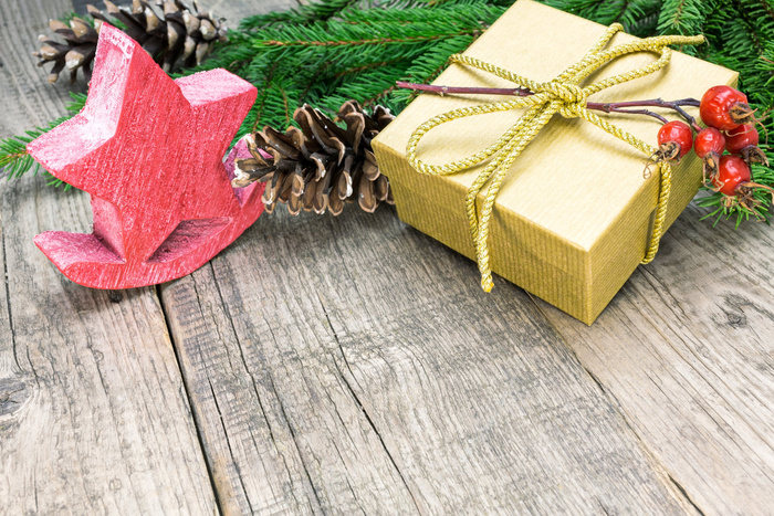 圣诞装饰元素静物特写场景(64)