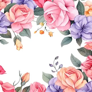 花边小清新边框免抠