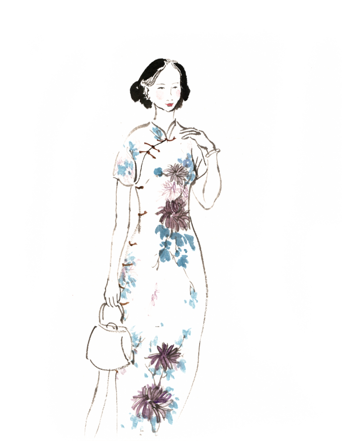 传统旗袍美女 (18)