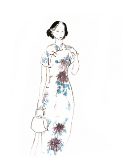 传统旗袍美女 (18)