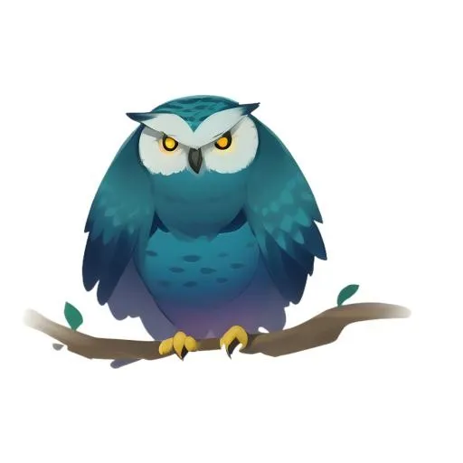 猫头鹰鸟免抠(2048x2048)