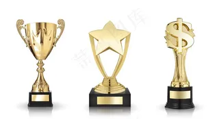 金奖杯高清素材
