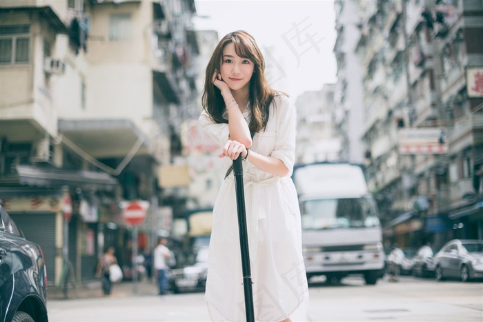 阳光可爱的少女高清写真