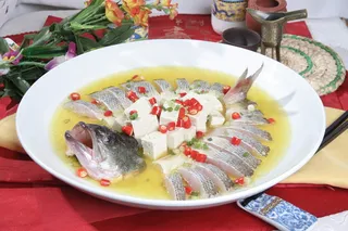 40老豆腐鲈鱼开屏鲈鱼－福华