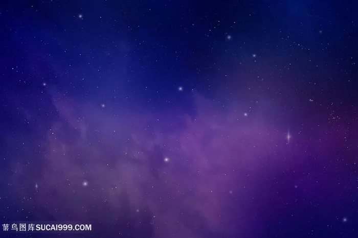 淡雅紫色星空图片