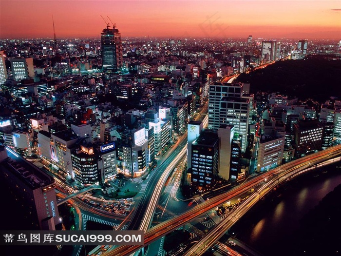 东京城市夜景摄影