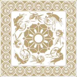 中国风传统吉祥寓意图案古代喜庆祥瑞纹样纹饰PNG免抠