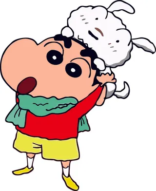 小白蜡笔小新卡通