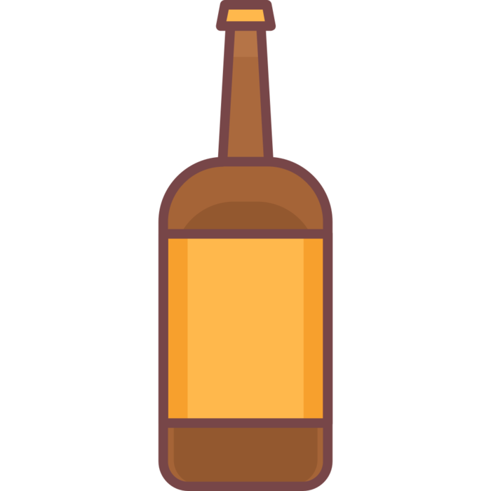 啤酒瓶装饰简笔画