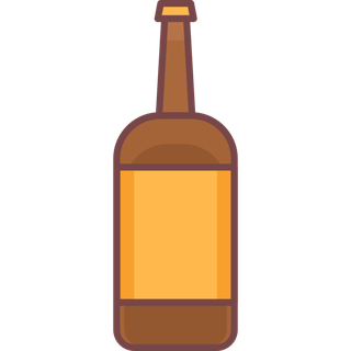 啤酒瓶装饰简笔画