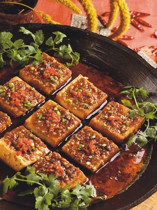 0337平锅煎豆腐