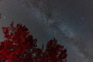 黑色星空摄影素材