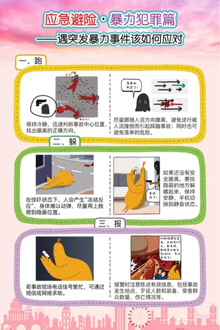 应急避险防灾减灾指南突发暴力犯罪如何应对