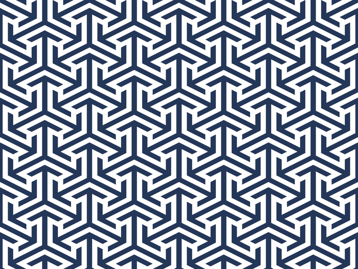 古典线条底纹蓝色设计背景