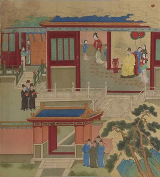 帝鉴图说之金莲布地